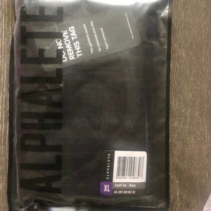 XL | BNIB Alphalete Cut-Off Shirt - BLACK